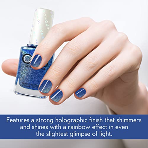 Halographic Hues Nail Polish, Shimmering Sky Colors, Over The Moon, .05 Ounce