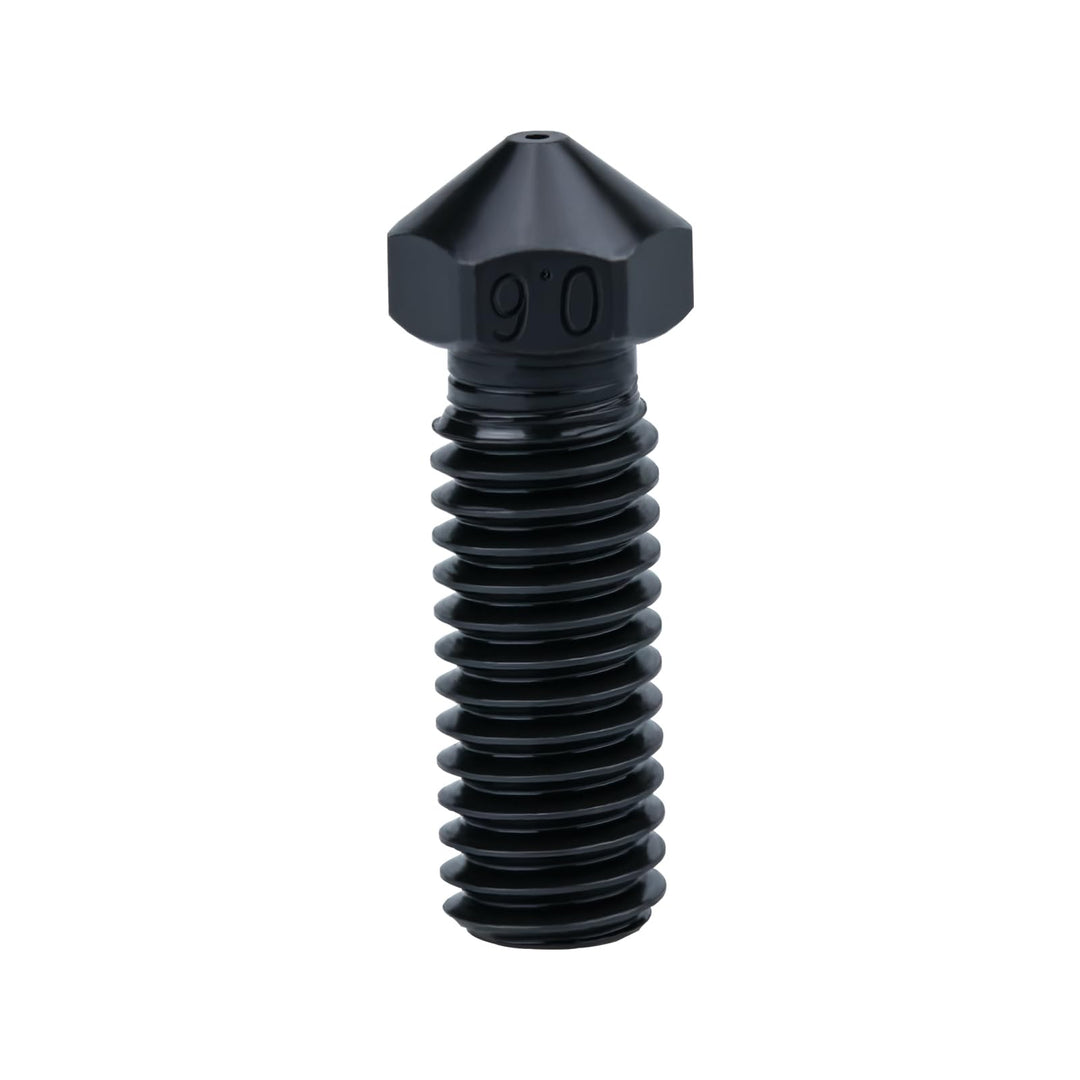 1-Pack High Temperature Volcano Hardened Steel Nozzle 0.6mm M6 Compatible with 1.75mm Artillery Sidewinder X1 X2 Genuis, Vyper 3D Printer Print PEI PEEK Carbon Fiber (0.6mm)