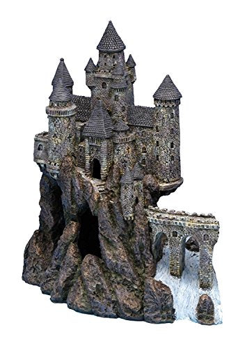 Age-of-Magic Wizard’s Castle Aquarium Decoration – Safe for Freshwater and Saltwater Fish Tanks – Extra Large – Part A