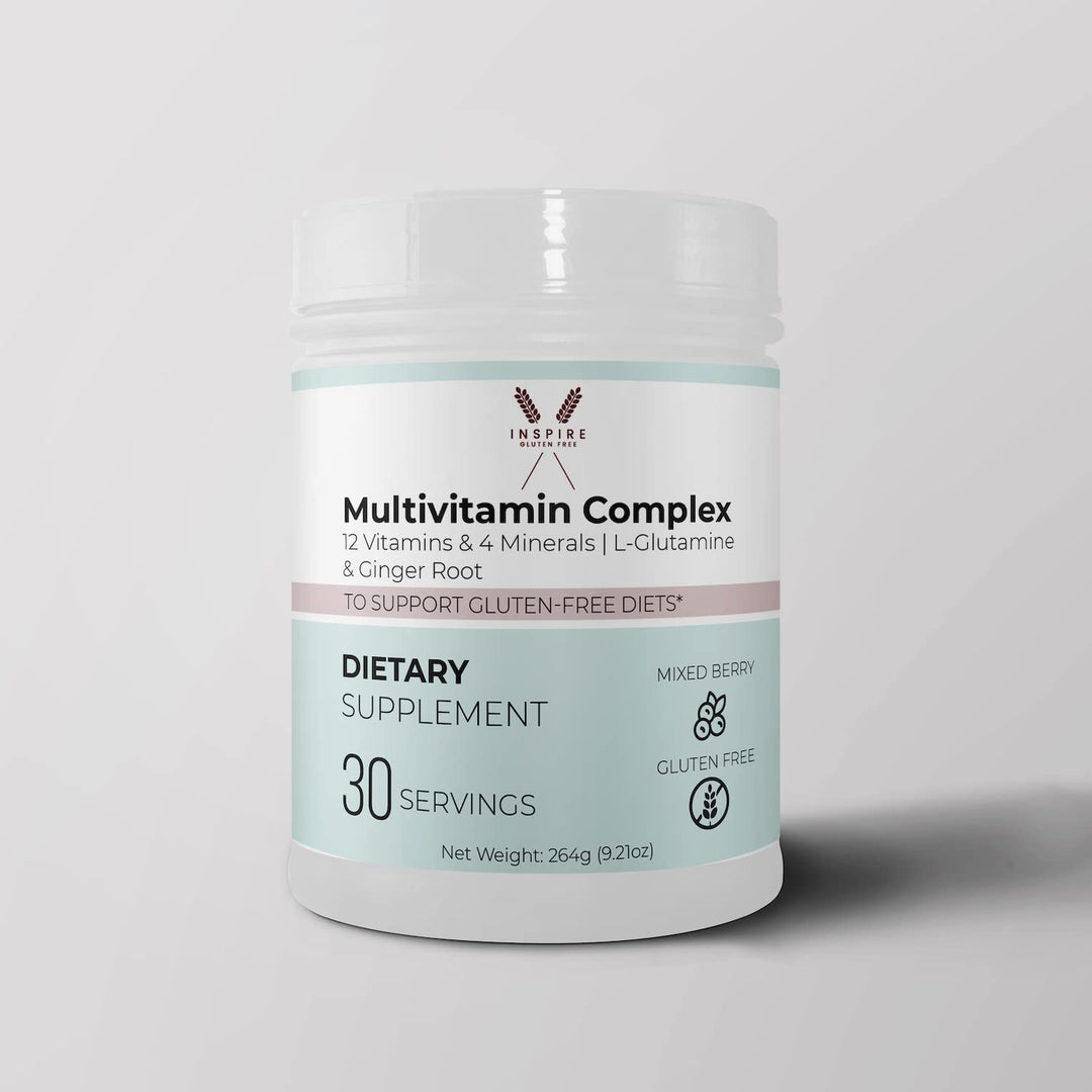 - multivitamin Powder, Celiac Supplement, Gluten Free Vitamins and Minerals - Immune Support zinc biotin b6 b2 niacin Calcium Natural Iodine kelp