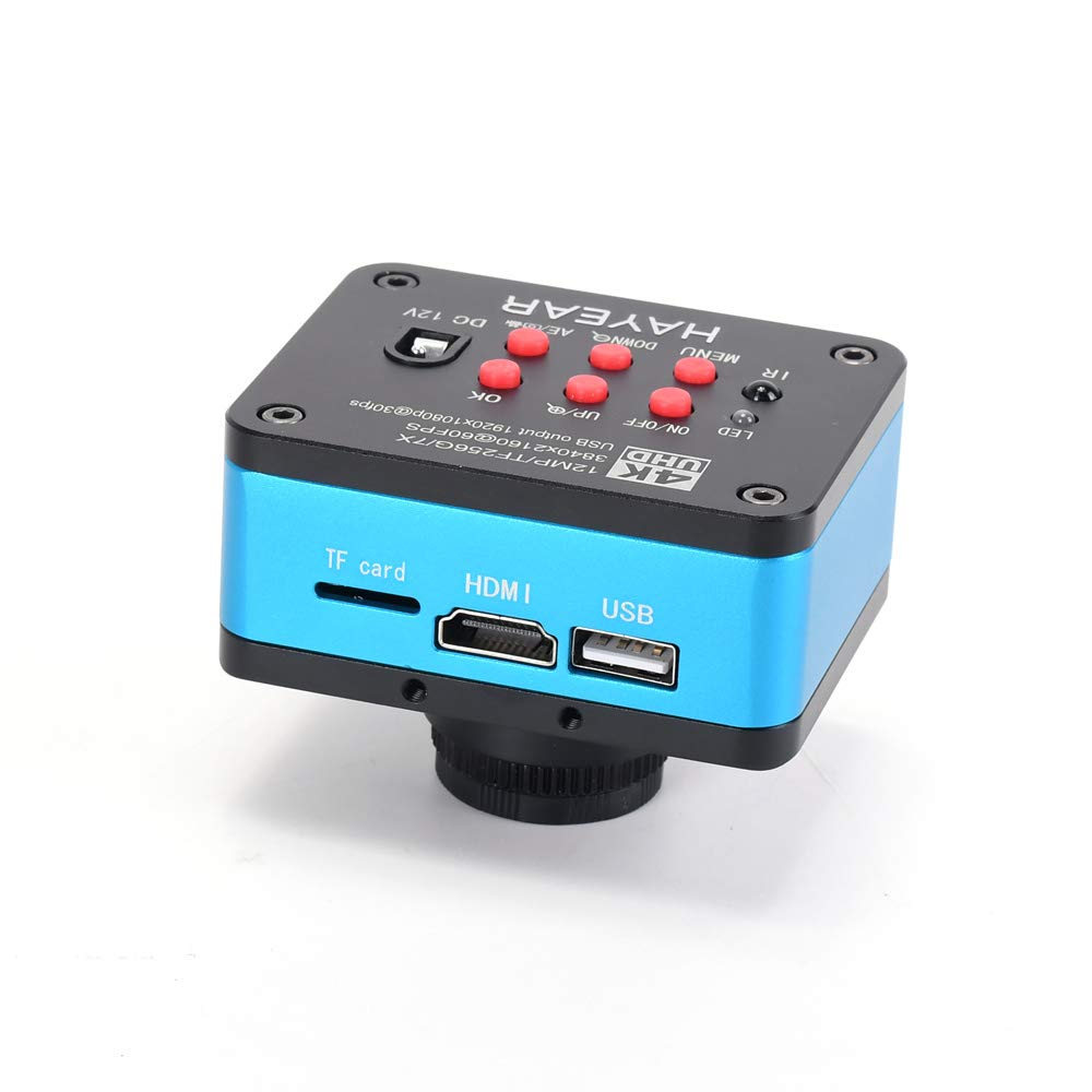 4K UDH 2160P 1080P HDMI USB Industrial Microscope Camera for Machine PCB Board CPU Repair Soldering;PC Support Windows/Mac/Linux System