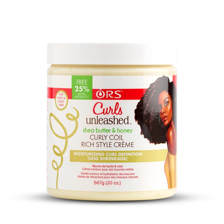 Shea Butter & Honey Curly Coil Rich Style Creme 20 Ounces