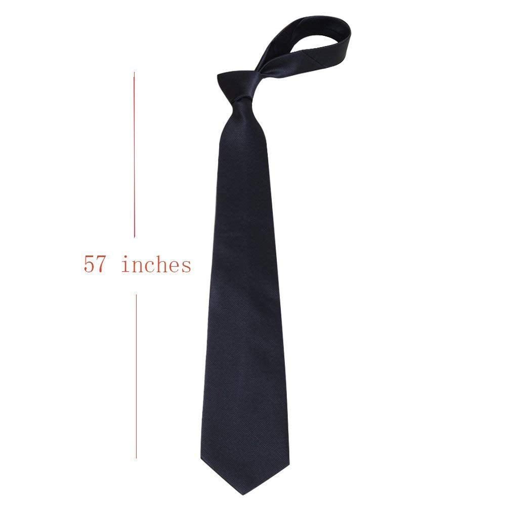 Science Math Physical Chemical Biology Black White Unique Gift Ties for Men Polyester Silk Ties Jacquard Neckties