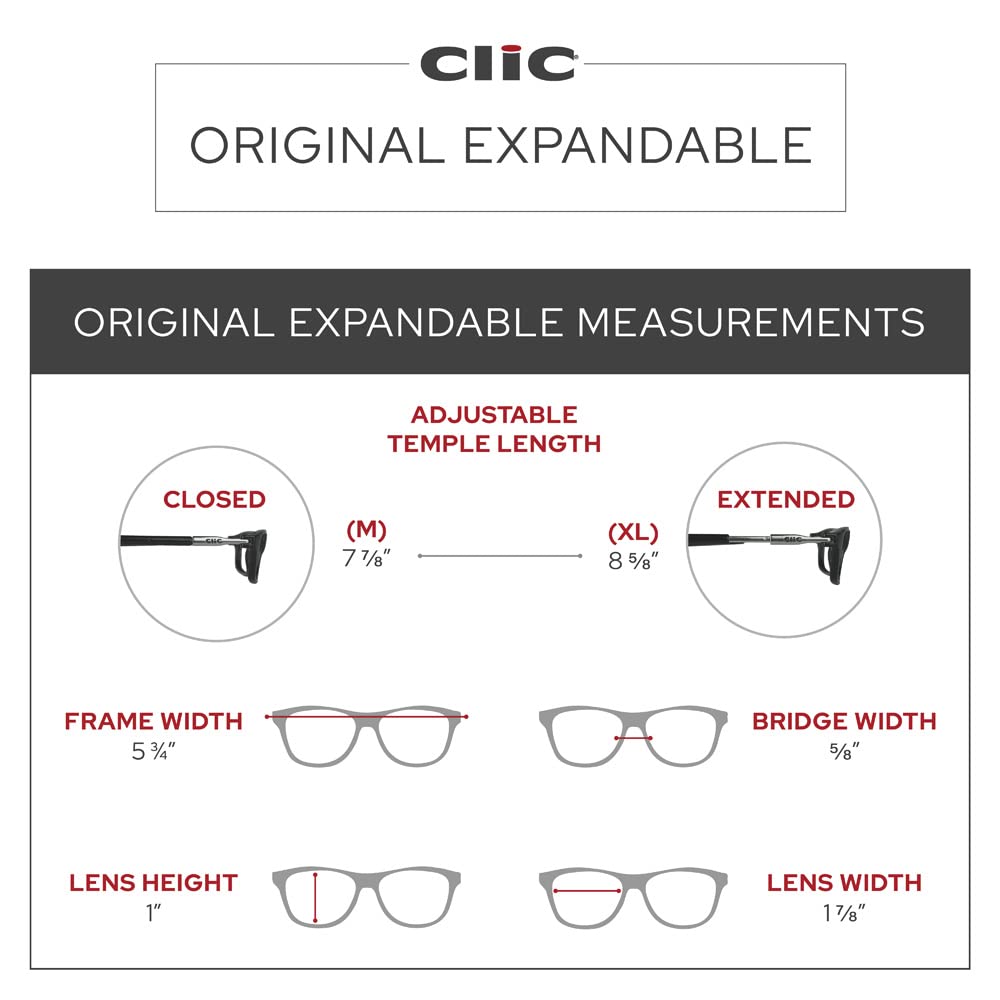 XXL Magnetic Reading Glasses in Tortoise, +2.50