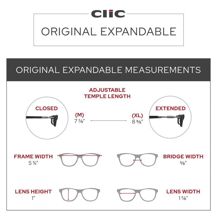 XXL Magnetic Reading Glasses in Tortoise, +2.50