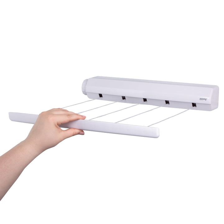 Minky Homecare 5 Line Retractable Indoor Clothesline - 
