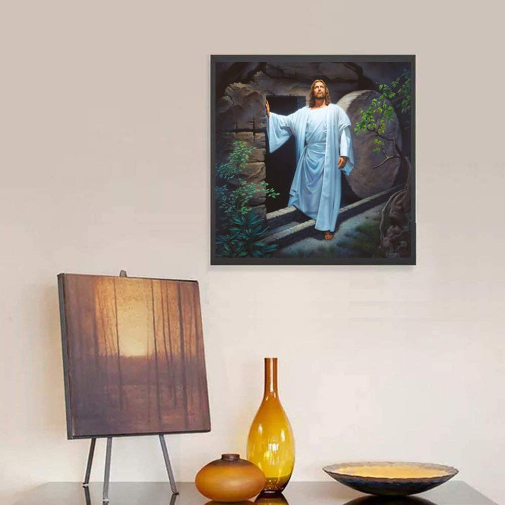 Kits for Adults Full Drill Diamond Painting Jesus Christ Christian for Home Wall Decor 45x45cm