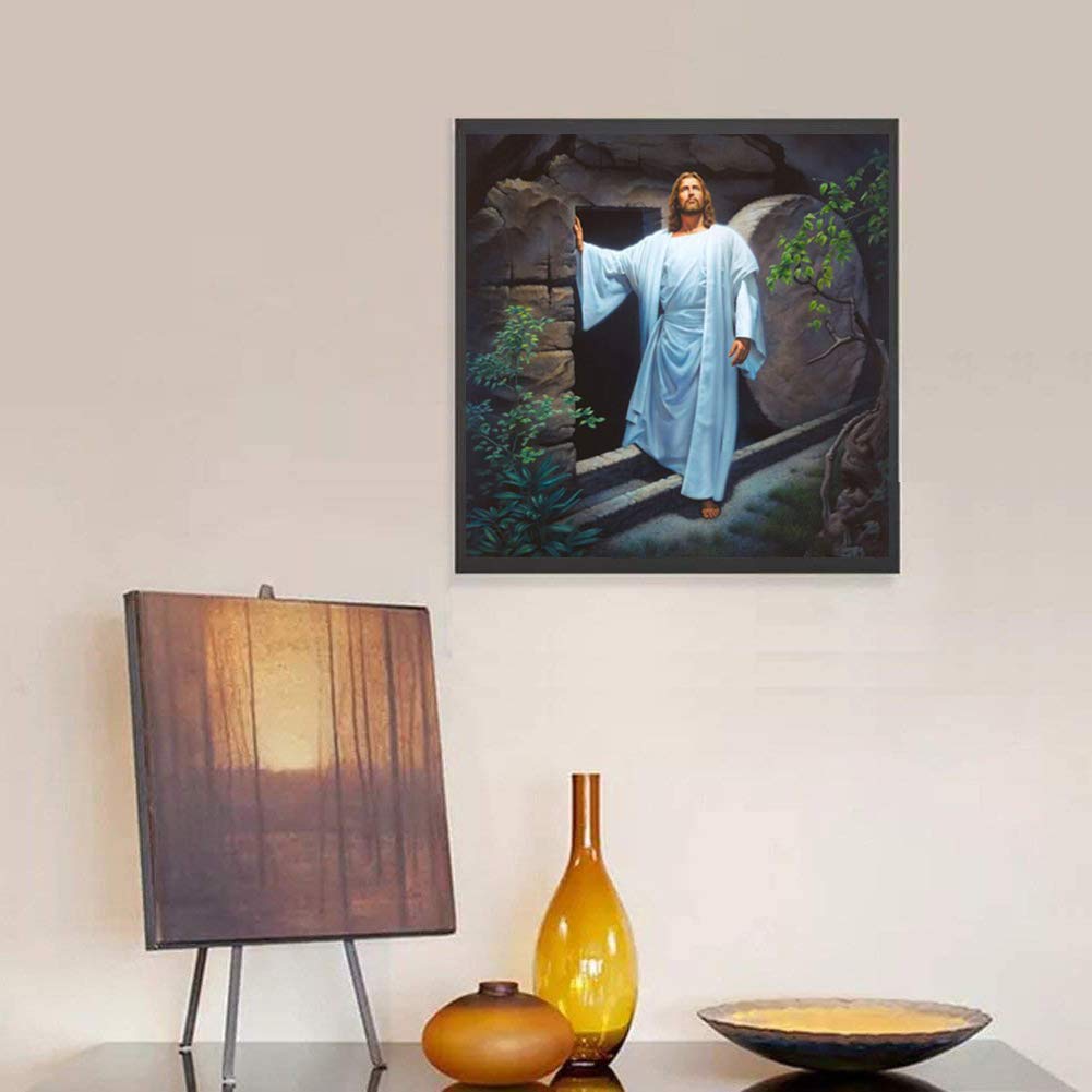 Kits for Adults Full Drill Diamond Painting Jesus Christ Christian for Home Wall Decor 45x45cm
