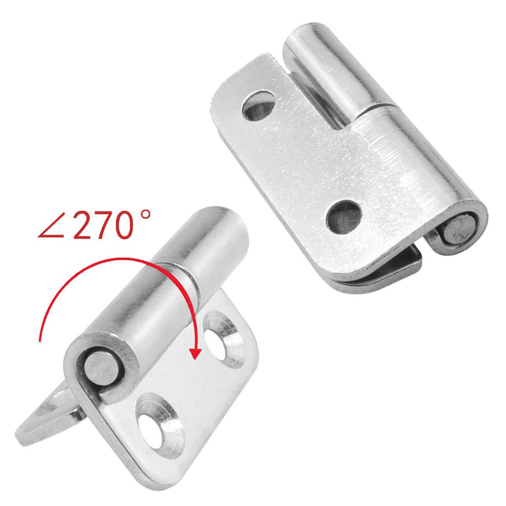 ITROLLE 2PCS 1.5Inch 40x30 304 Stainless Steel Right Ha