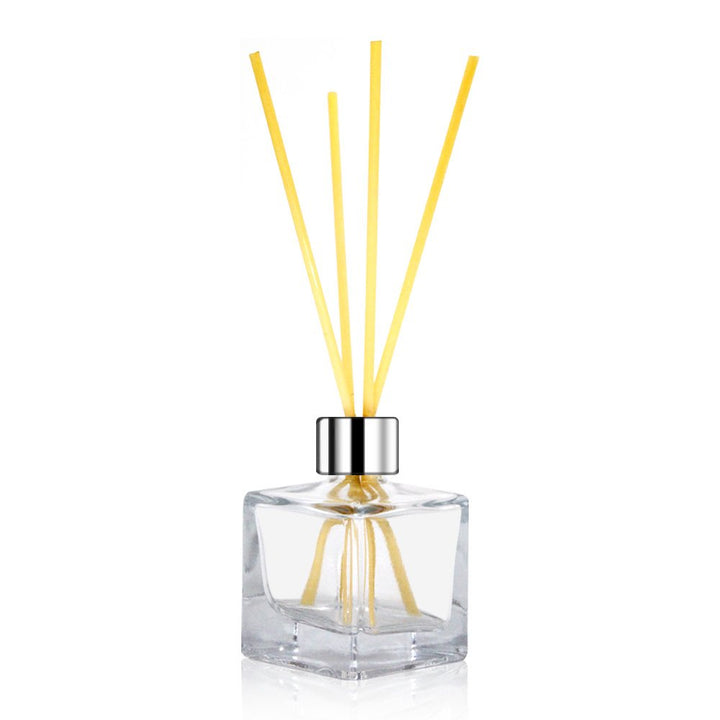Feel Fragrance Glass Diffuser Bottles with Silver Caps 