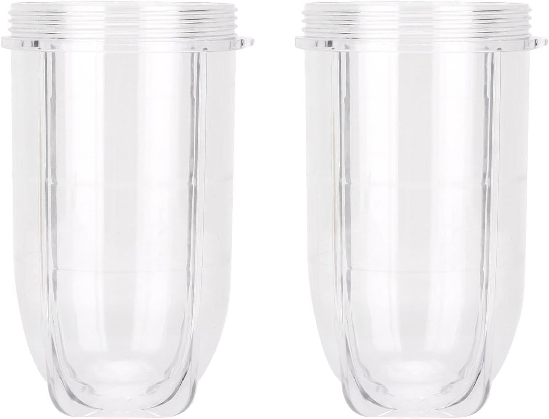 2 PCS Replacement Cups For Magic Bullet Replacement Parts 16OZ Blender Cups Jar compatible with 250W Magic Bullet MB1001 Series Juicer Mixer