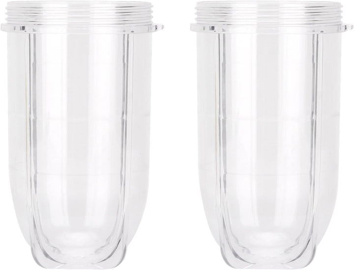 2 PCS Replacement Cups For Magic Bullet Replacement Parts 16OZ Blender Cups Jar compatible with 250W Magic Bullet MB1001 Series Juicer Mixer