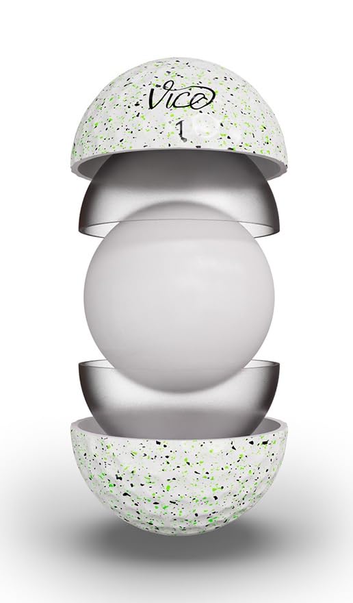 Pro Drip Version Golf Balls (Lime/Black Drip)