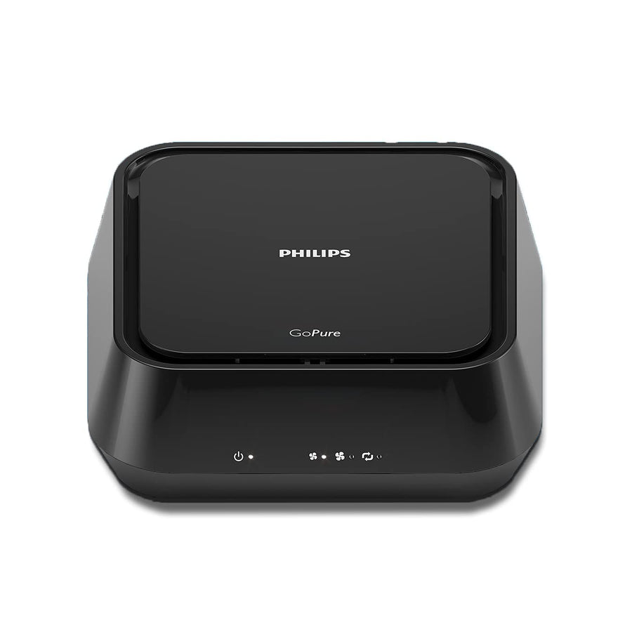 Philips GoPure GP5212 High Performance HEPA Air Purifier for Car, Removes up to 100 Pollutants, Exhaust Fumes, VOCs, Smoke, Bad Odors, Bacteria and Viruses,Black