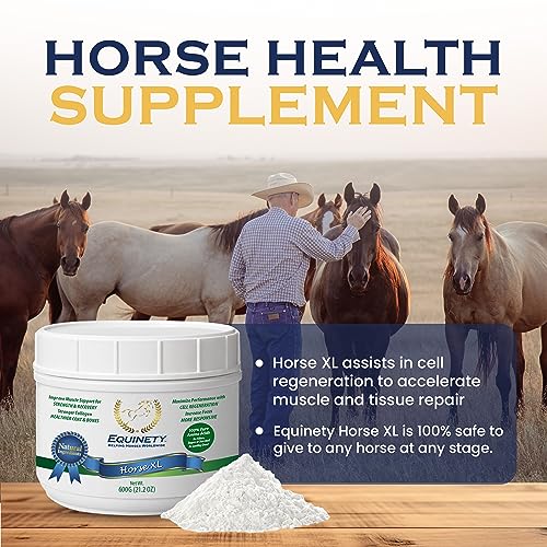 100-Day Supply Horse XL Horse Supplements – Horse Care W/ 8 Essential Amino Acids to Promote Cellular Repair - No Soy or Sugar Coat Defense for Horses - Horse Joint Supplement & Horse Hoof Supplements