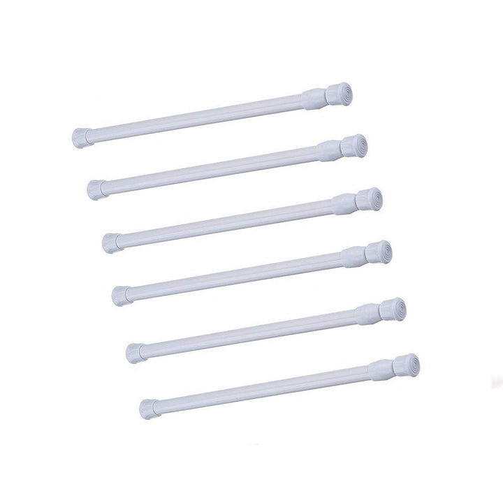 Cupboard Bars Tension Rods, 6 Pack Spring Tensions Rods