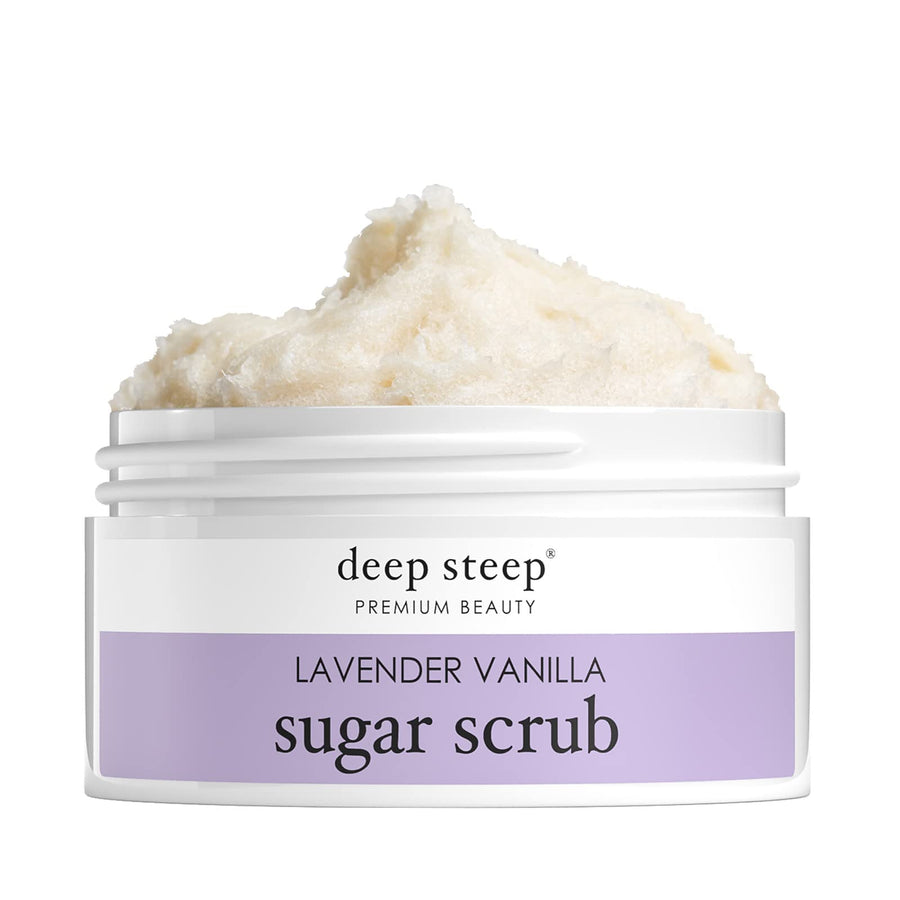 Argan Oil Sugar Scrub, Lavender Vanilla, 8 Ounce