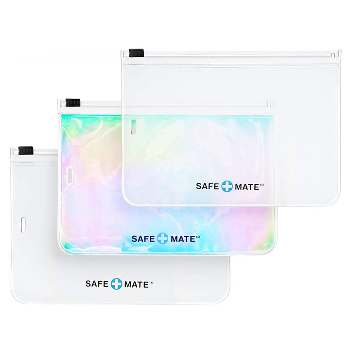 Safe+Mate - Face Mask Storage Bags - (3) Reusable - Car