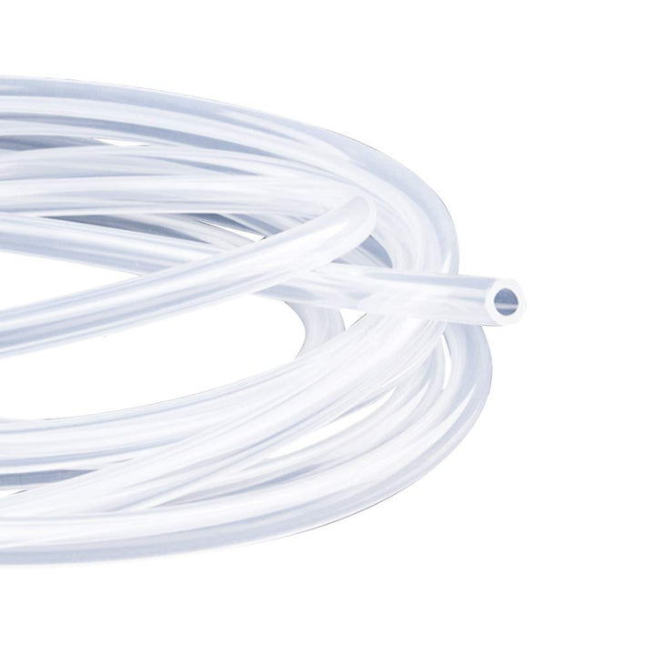 Silicone Tubing 5/32(4mm) ID x 13/64(5mm) OD 16.5ft(5m) Silicone Rubber Tube Air Hose Pipe for Pump Transfer Clear
