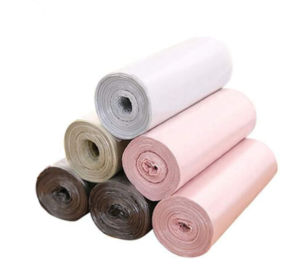 [ 6 Pack] Plastic Colored Dustbin Bin Liners, Trash Bag