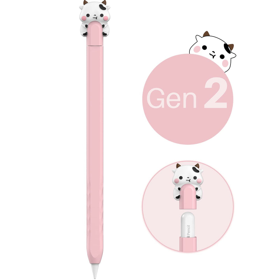 NIUTRENDZ Cute Cow Apple Pencil Case for Apple Pencil 2