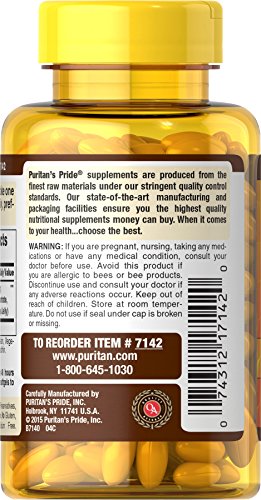 Puritan&#39;s Pride Royal Jelly 500 mg 120 Softgels