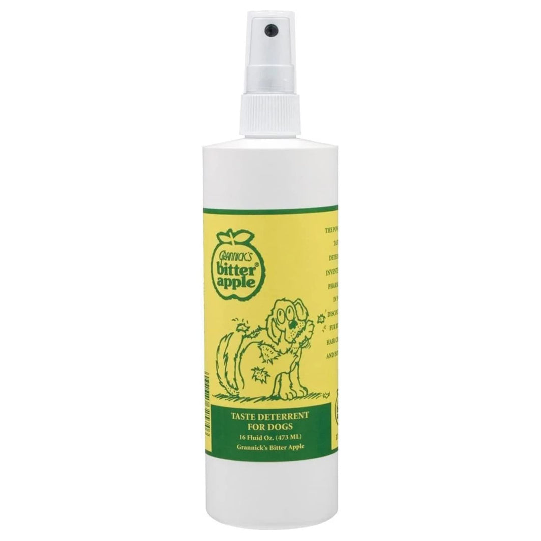 Grannick&#39;s Bitter Apple Taste Deterrent Spray Bottle for Dogs, 16 Ounces, Single