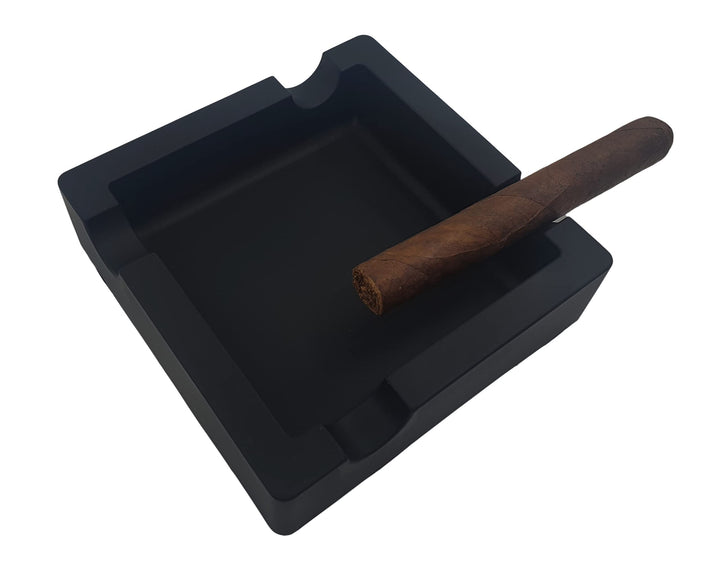 BSANG 6-Inch Large Black Silicone Cigar Bulk Ash tray, 