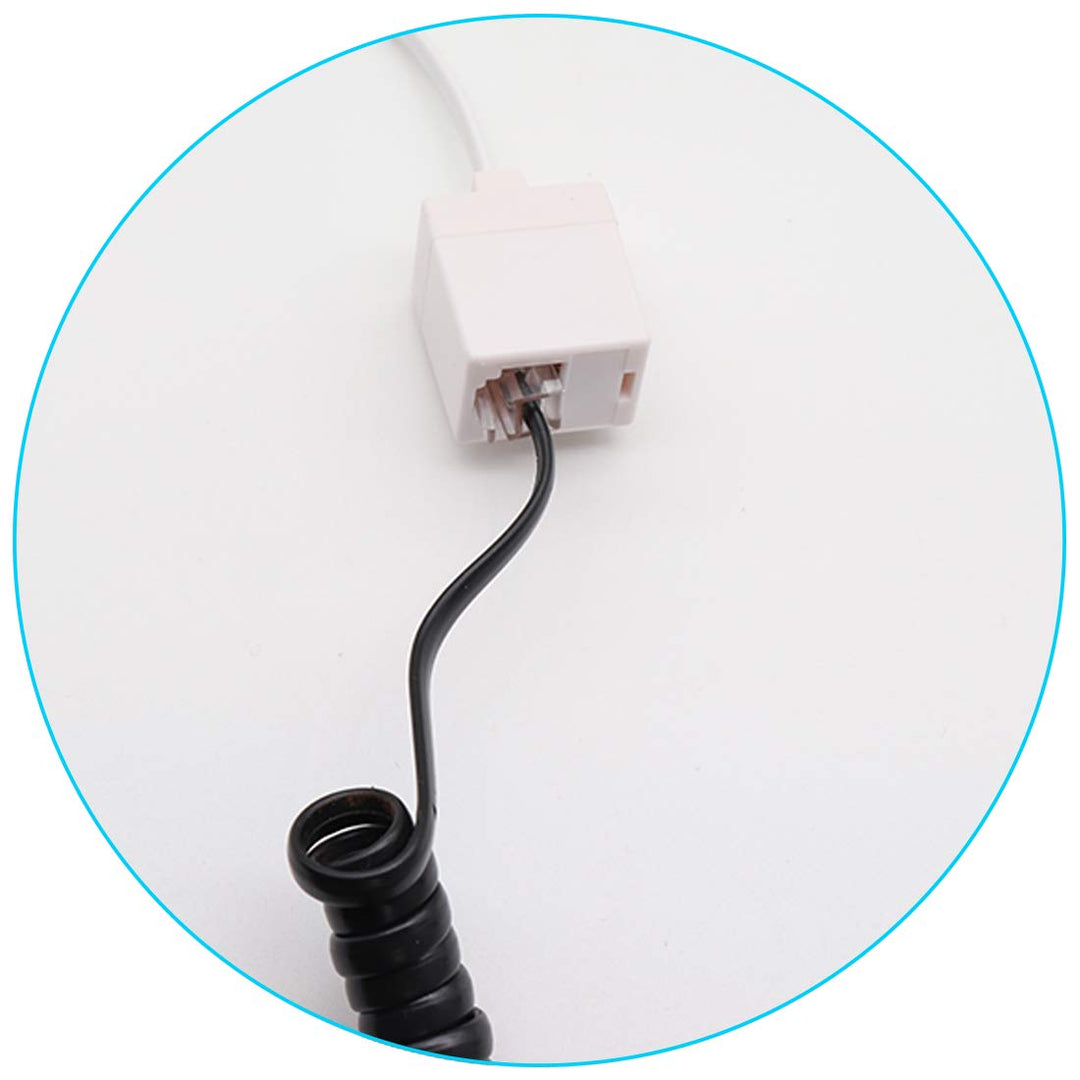 QBGTFAK 2 Pack RJ45 to RJ11 Converter Adapter Connector