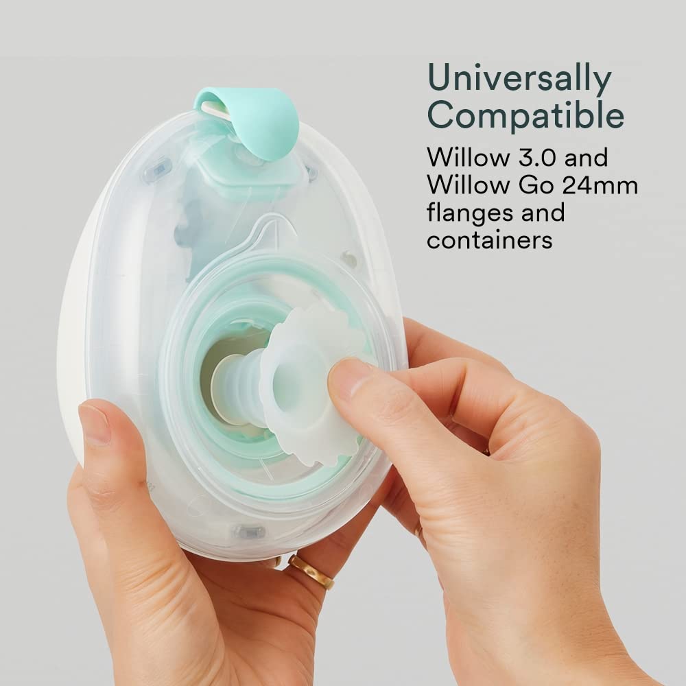 Breast Pump Sizing Insert, 15mm, 2 Ct, Flange Inserts for Breast Pump, Improves Fit and Comfort for Breast Pumping Moms, Fits in 24mm Breast Pump Flange