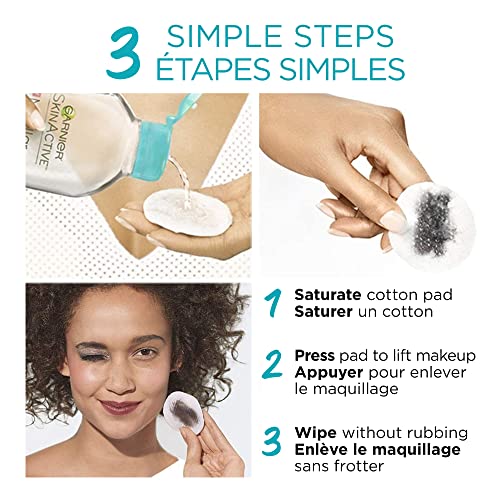 SkinActive Micellar Cleansing Water, For Waterproof Makeup, 3.4 Fl Oz