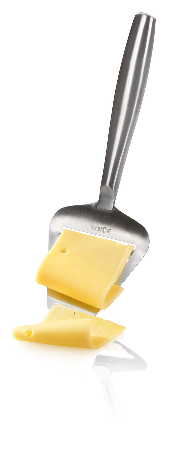 Stainless Steel Cheese Slicer - Copenhagen For All Types of Cheese - Multi-Functional Cheese Slicer - Handheld Slicer - Silver Non-Stick - Dishwasher Safe - For Kitchen Cooking