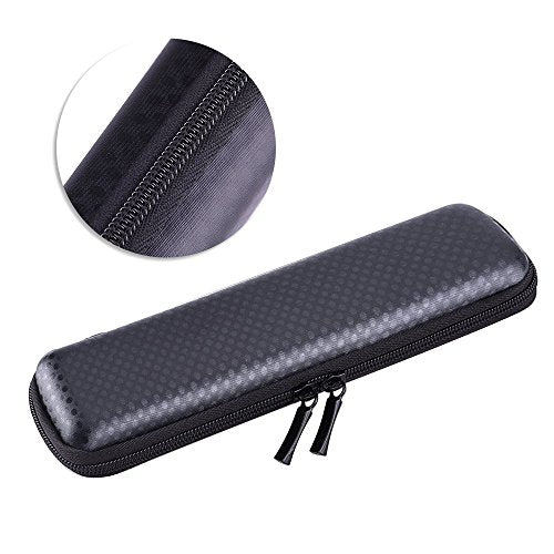 Black Pencil Case EVA Hard Shell Pen Case Holder for Executive Fountain and Stylus Touch Pen
