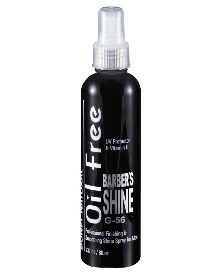 Oil Free Barber&#39;s Shine Spray for Men w/ UV Protector &amp; VItamin E 8 oz