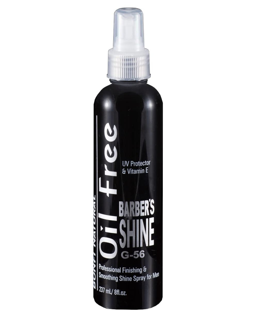 Oil Free Barber's Shine Spray for Men w/ UV Protector & VItamin E 8 oz