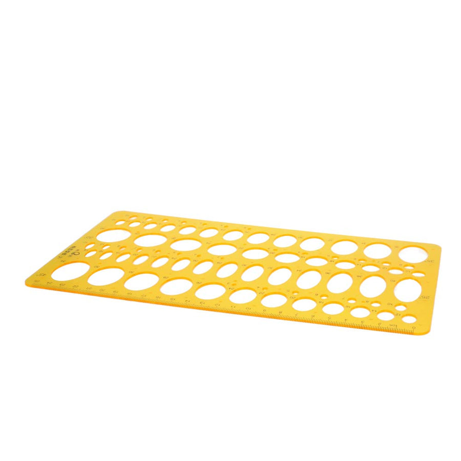 Geometric Drawing Template Measuring Ruler 25cm for Drawing Engineering Drafting Building Office Supplies