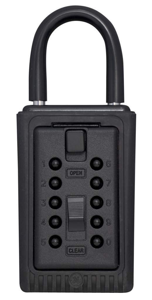 Kidde AccessPoint 001406 KeySafe 3-Key Portable Push Button Key Safe Box, Black