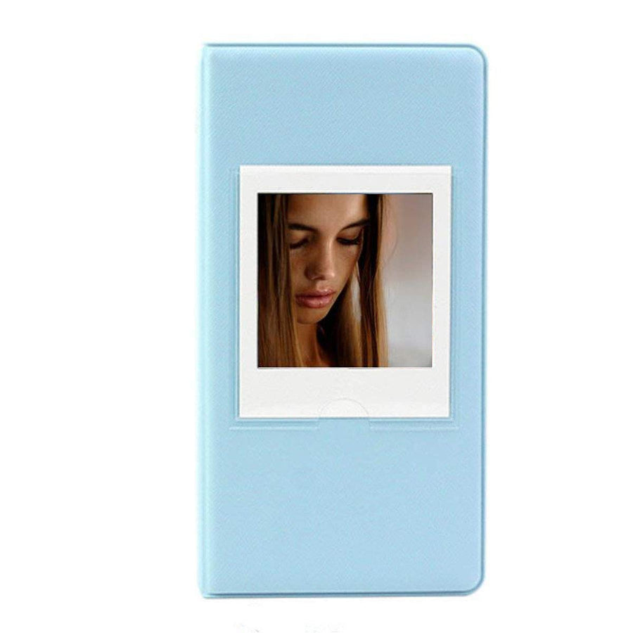 64 Pockets Photo Album Book for Fujifilm Instax Square SQ40 SQ10 SQ6 SP3 Films (Blue)