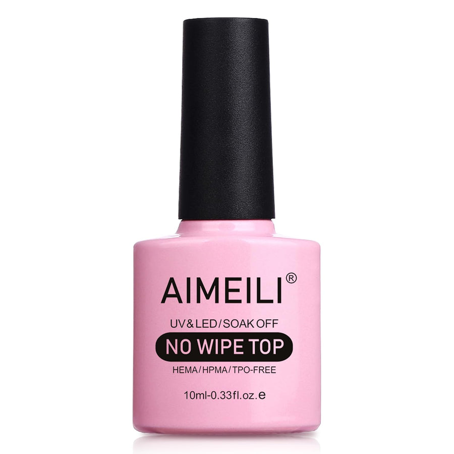 top coat : Soak Off UV LED Gel Nail Polish - No Wipe Top Coat 10ml