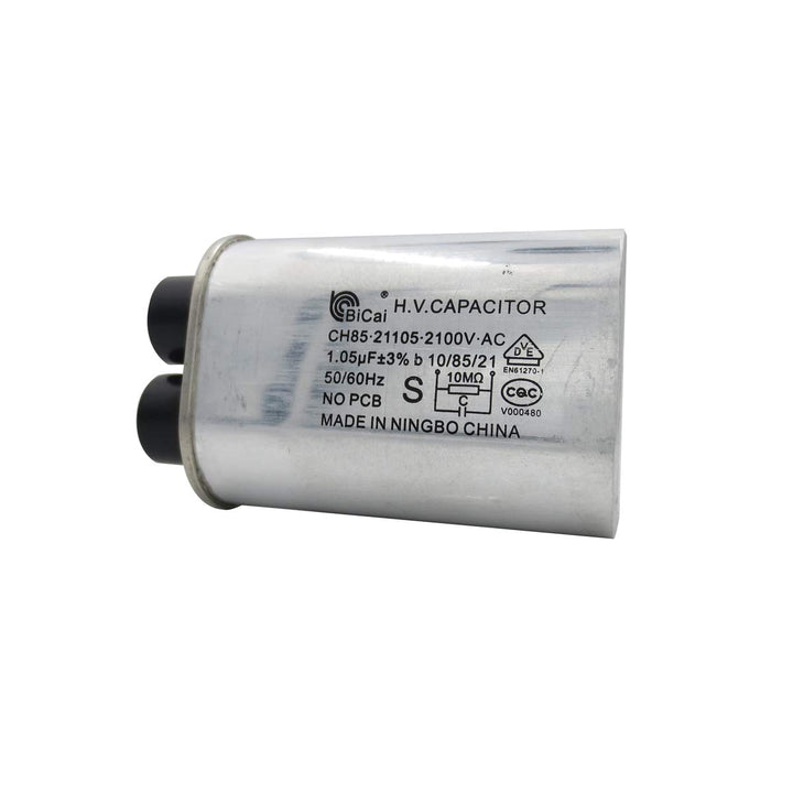 Meter Star CQC&amp;VDE Universal Household Microwave High Voltage Capacitor 1.05uf ch85 21105 2100V AC H.V.Capacitor 10/85/21 50/60Hz NO PCB,VDE EN61270-1