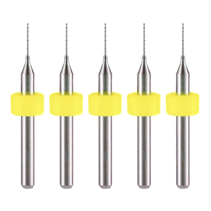 WayinTop 50pcs PCB Drill Bits Set Spiral Flute Carbide 