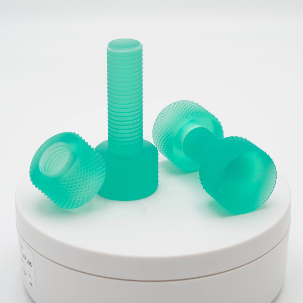Blu - Tough Resin 3D Printing with High Toughness Resolution Strong and Precise Resin 3D Printer 405nm UV-Curing Rapid Resin for LCD DLP (Emerald Blue, 1kg)