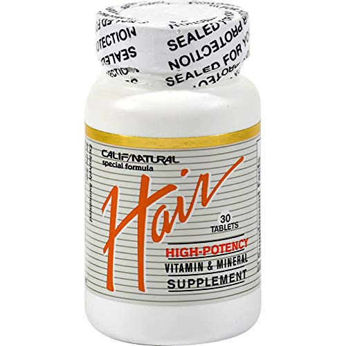 California Natural Hair Vitamin & Mineral, 30 tab (