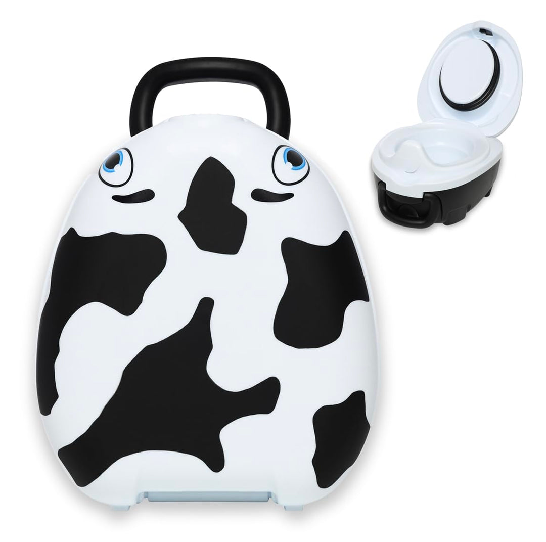- Cow Travel Potty, Award-Winning Portable Toddler Toilet Seat for Kids to Take Everywhere
