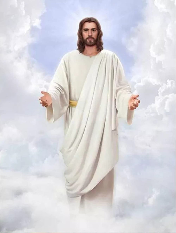 pigpigboss Cloud Jesus Diamond Painting Kit 5D Full Rou