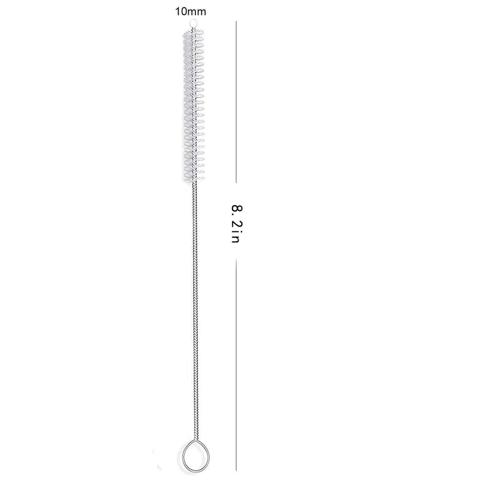desin Straw Brush, Nylon Pipe Tube Cleaner 8.2-ihch X 2