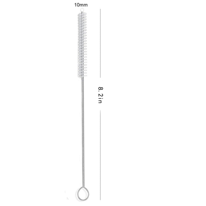 desin Straw Brush, Nylon Pipe Tube Cleaner 8.2-ihch X 2