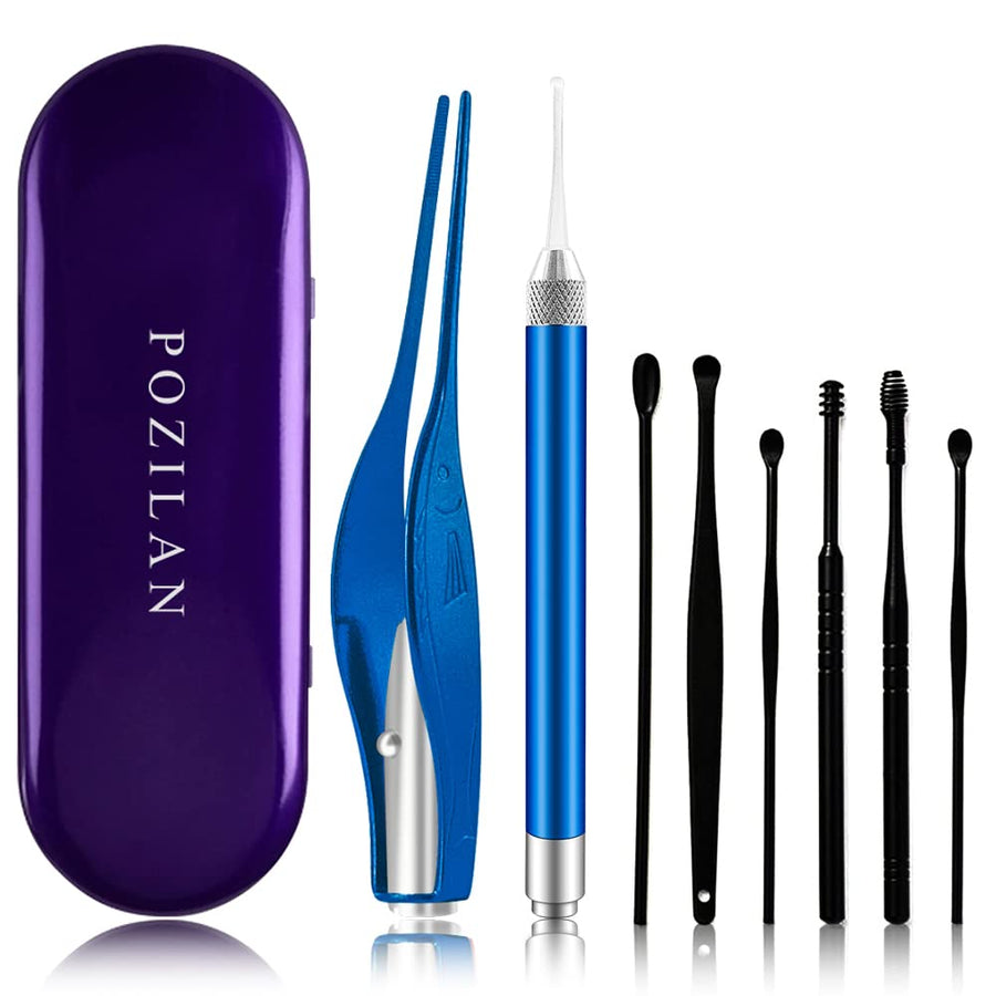 2 Pcs Ear Wax Removal Tool with Light - Ear Pick Cleane