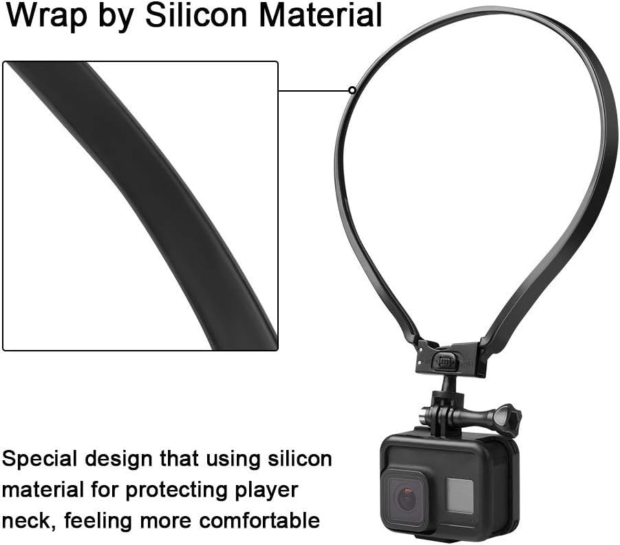 Taisioner POV/VLOG Smartphone Selfie Neck Mount Strap f