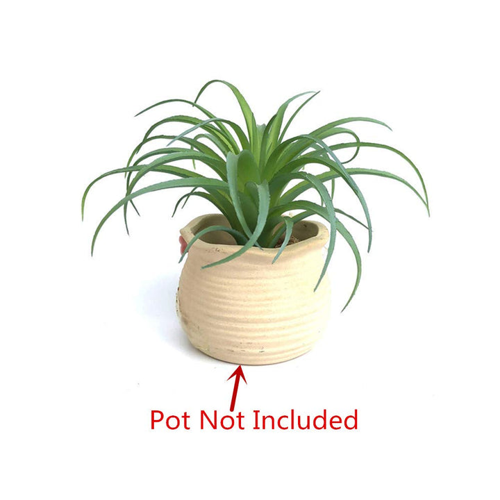 2 PCS Artificial Succulents Plants Flocking Cactus Succulent Bouquet Arrangements Faux Greenery Plants DIY for Garden Decor Home Decoration